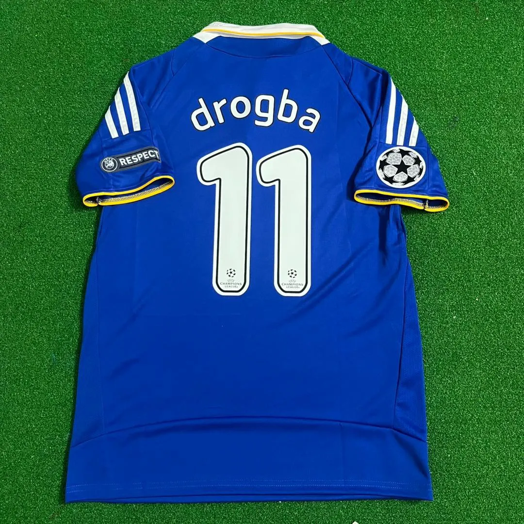 Didier Drogba 11 Chelsea 2008 Champhions League Final Jersey Trikot