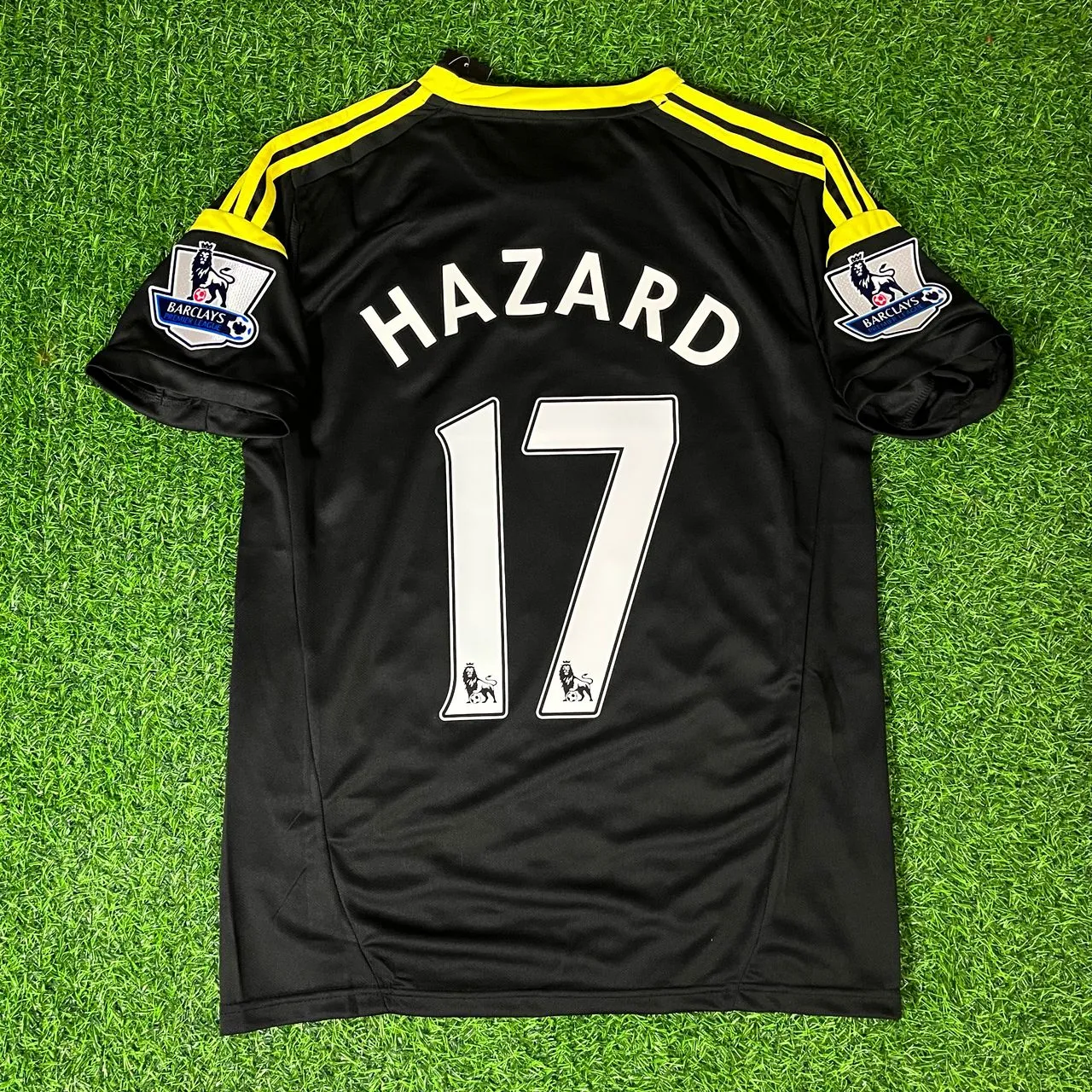 Eden Hazard Chelsea 2012 2013 Black Blue Retro Kit Jersey Trikot Maglia Maillot Soccer Shirt